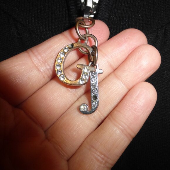 GUESS black long zip up sweater - Picture 8 of 10